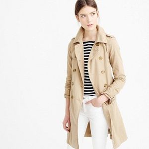 JCrew Washed Trench Coat NWT